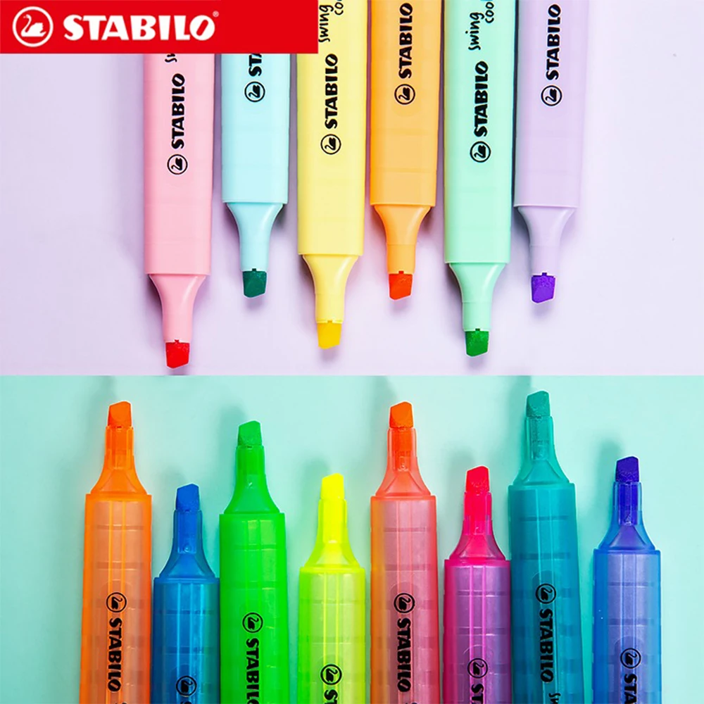 Stabilo Marker Boss - 3 Stück Stabilo Textmarker, 275 Farben,