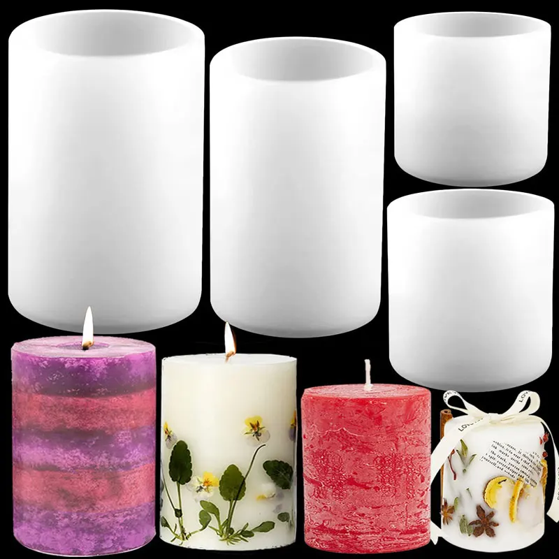 Candle Making Course - Zylinder Silikon Kerze Formen Harz Form