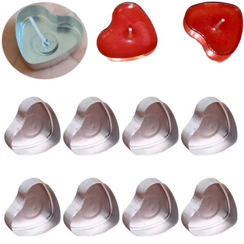 100 Sets herzförmige leere Alu – Candle Making Course Bewertung und Preis