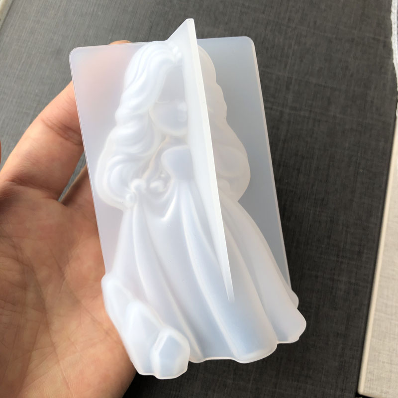 3D süße Prinzessin Silikon Ker – Candle Making Factory Bewertung und Preis