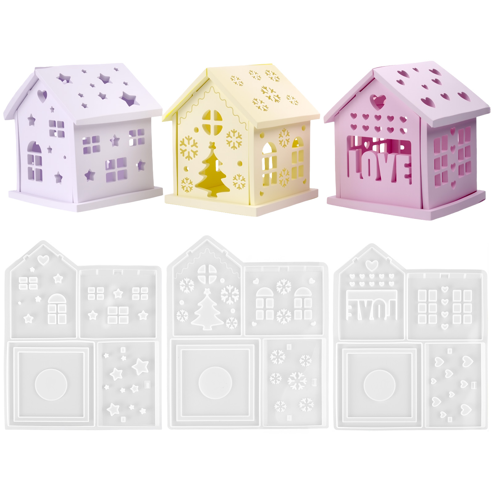 3D Haus Silikonform DIY Weihna – Candle Making Factory Bewertung und Preis