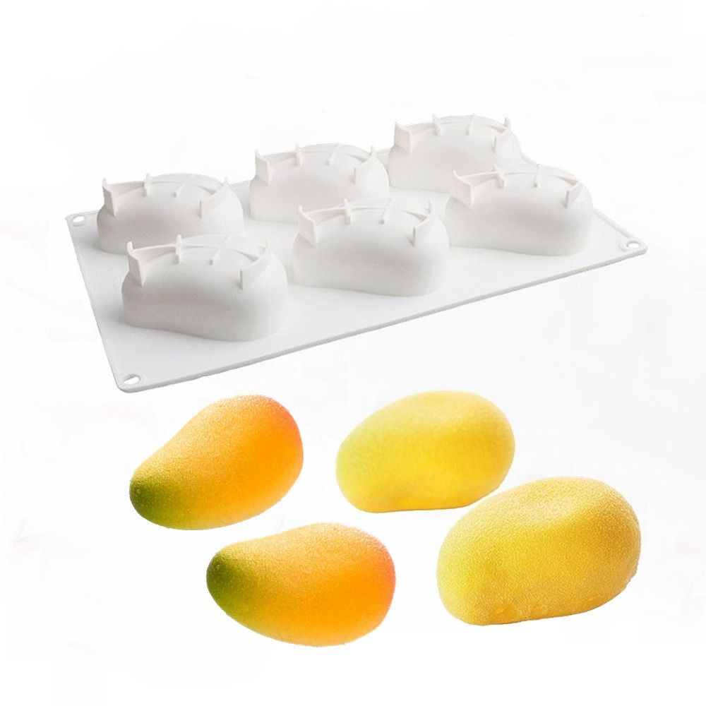 6-fach Mango-förmige Kuchenfor – Candle Making Factory Bewertung und Preis