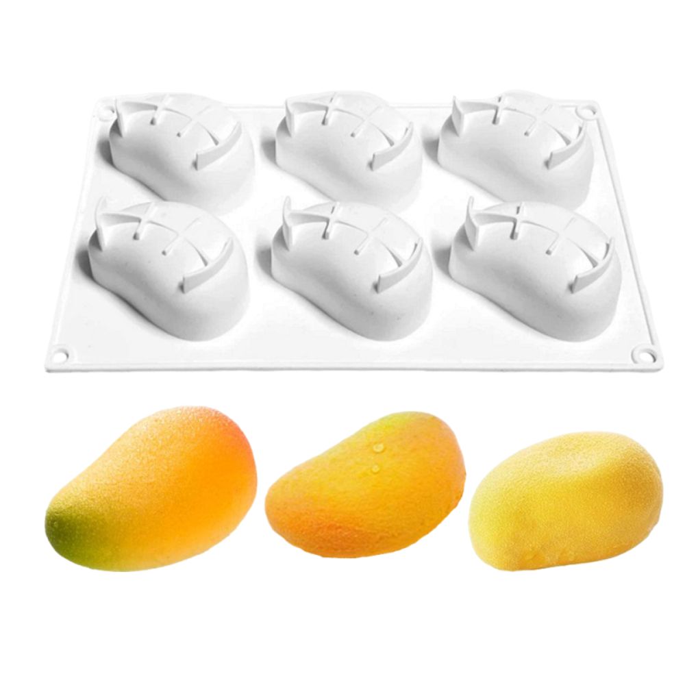 6-fach Mango-förmige Kuchenfor – Candle Making Factory Bewertung und Preis
