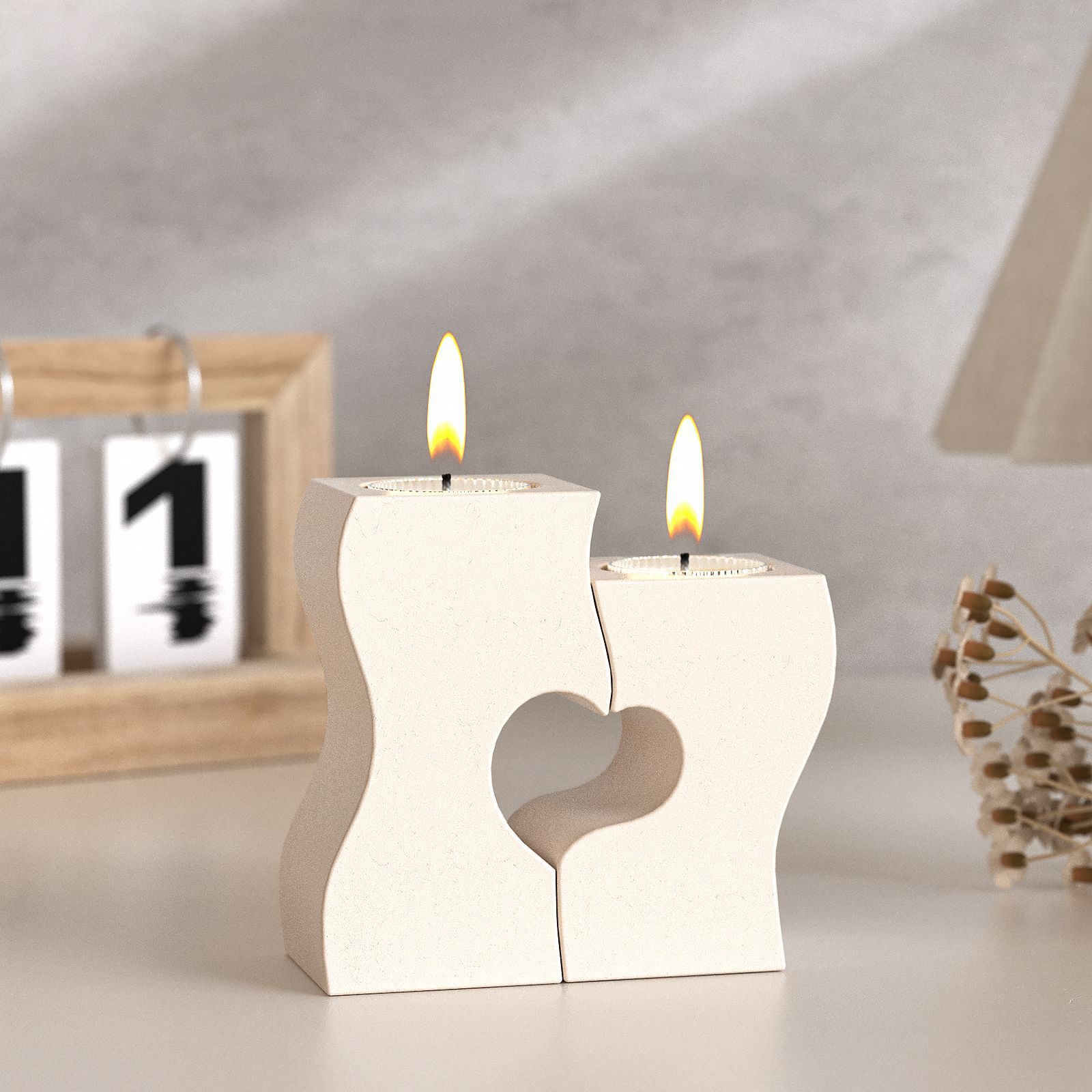 S Herz Kerzenständer Silikon F – Candle Making Factory Bewertung und Preis