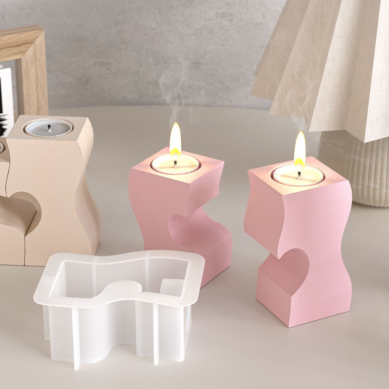 S Herz Kerzenständer Silikon F – Candle Making Factory Bewertung und Preis