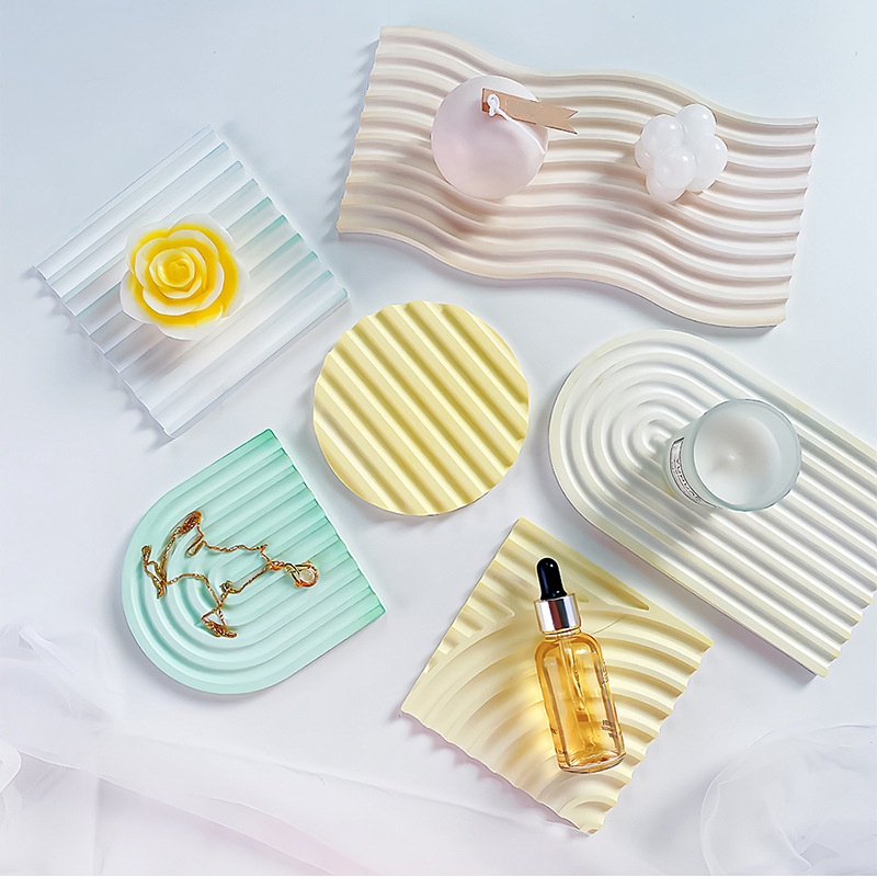 DIY Gestreifte Wellen Tablett  – Candle Making Factory Bewertung und Preis