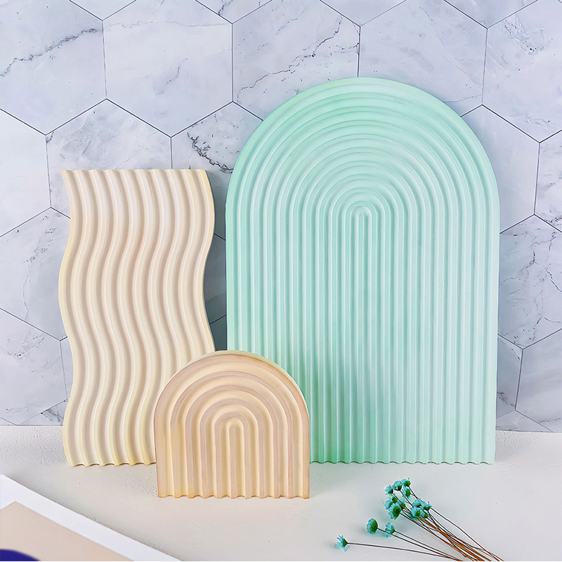 DIY Gestreifte Wellen Tablett  – Candle Making Factory Bewertung und Preis