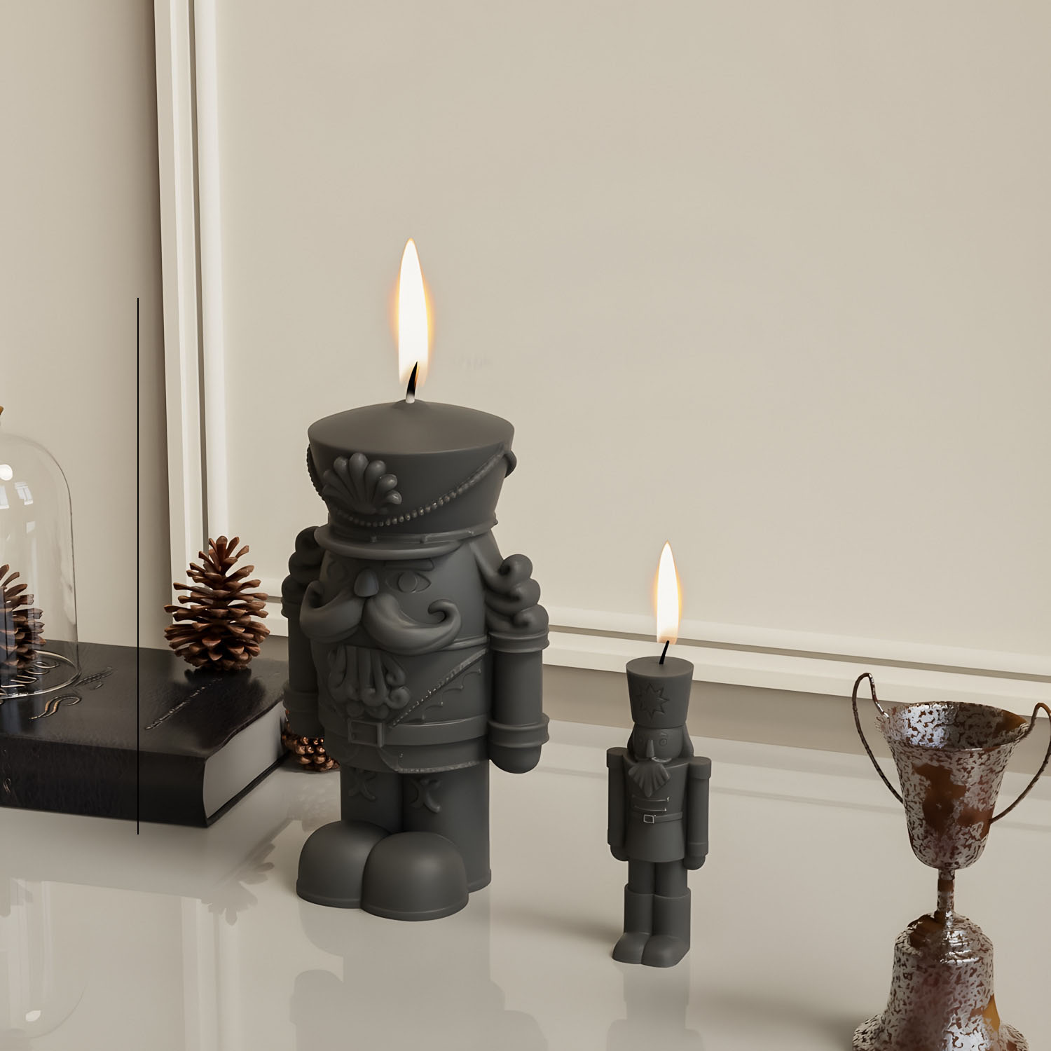 Nussknacker Soldat Kerze Form  – Candle Making Fat Bewertung und Preis