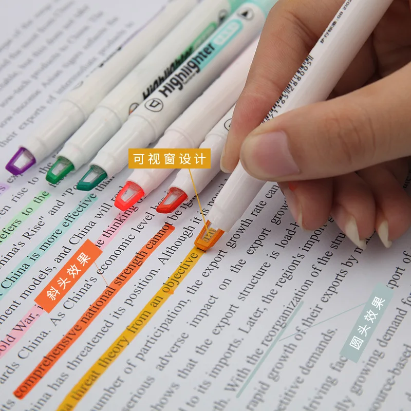 6 Farben/Set einzigartige Fens – Stabilo Marker Boss Bewertung und Preis