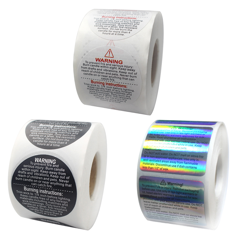 500PCS Wasserdichte Kerze Warn – Candle Warning Label Bewertung und Preis