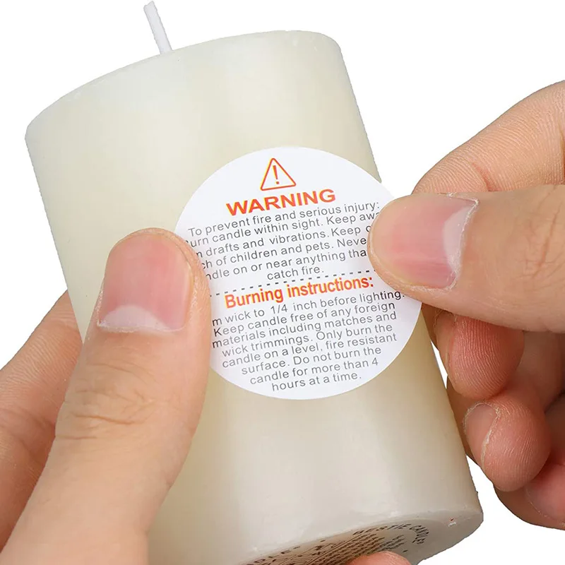 500PCS Wasserdichte Kerze Warn – Candle Warning Label Bewertung und Preis