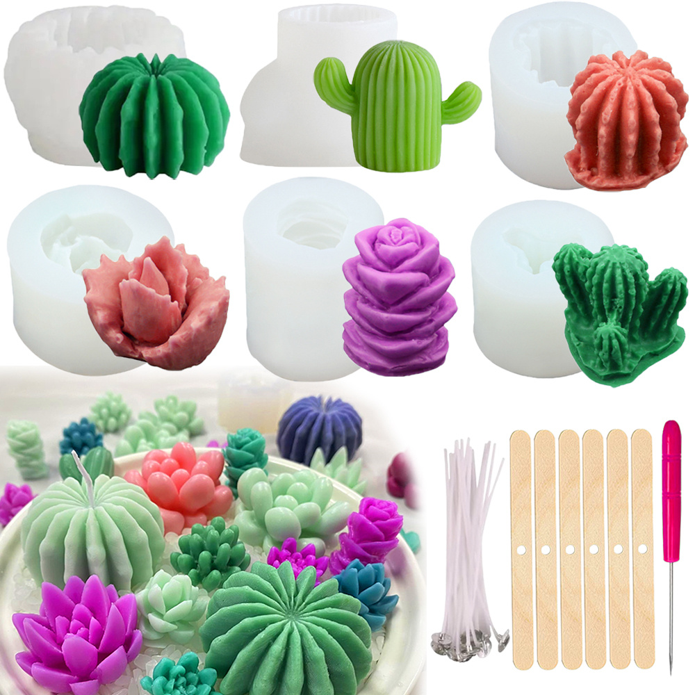 6 Stück saftige Silikon-Kerzen – Candle Making Course Bewertung und Preis